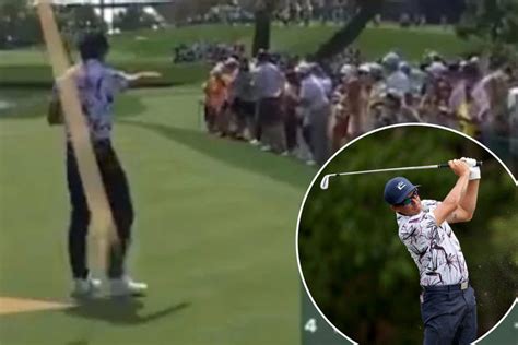 fowler yells at fan|Rickie Fowler snaps at fan during 2024 Players Championship .